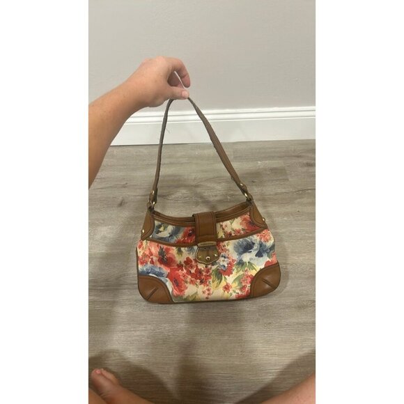 Etienne Aigner Vintage Floral Shoulder Bag Purse - Picture 1 of 6